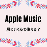 Apple Musicは月額いくら？他より高い？3プランを他社と徹底比較