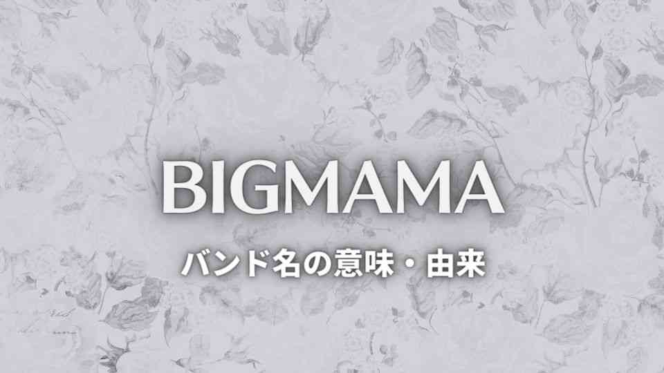 BIGMAMA(ビッグママ)の意味・由来