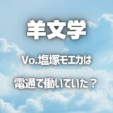 塩塚モエカ(羊文学)は電通社員だった？名門女子校から慶應大学に進んだ才女！